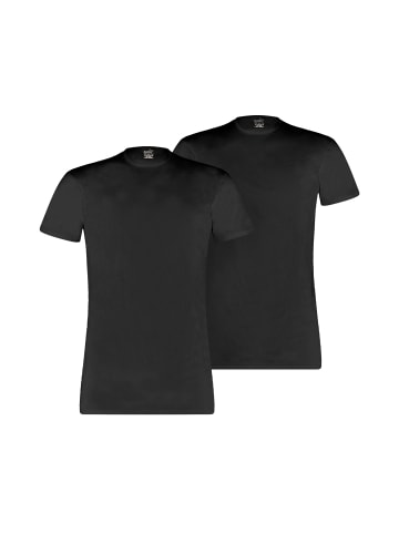 Puma T-Shirt 2er Pack in Schwarz (Rundhals)