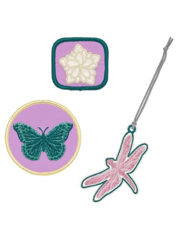 Lässig Zubehör School Patches Set - Anhänger/Patches (Flower) in Dragonfly