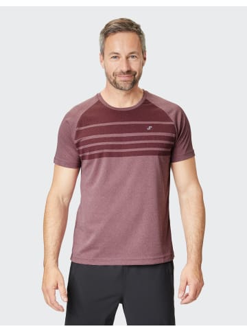 Joy Sportswear Rundhalsshirt TINO in redwood melange