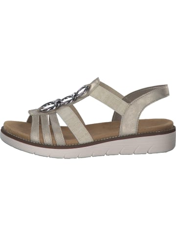 remonte Keilsandaletten in muschel/beige-gold