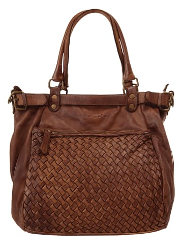 Samantha Look Shopper echt Leder in cognac