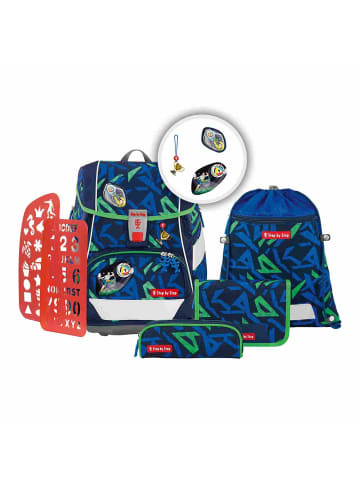 Step by Step Step by Step 2IN1 PLUS Schulranzen-Set "Soccer Ben", 6-teilig