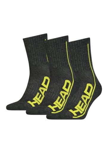 HEAD Socken 3er Pack in Dunkelgrau