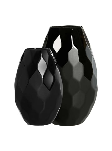 Ritzenhoff & Breker 2er Set Vasen-Set Onyx in schwarz