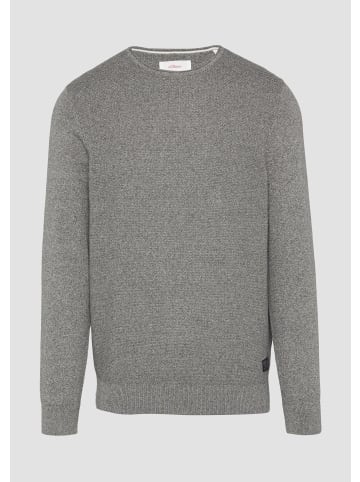 s.Oliver Strickpullover in 95W1_schiefergrau