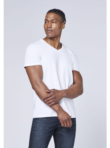 Polo Sylt T-Shirts im 3er-Pack mit V-Ausschnitt in Weiß