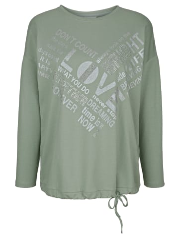 MIAMODA Sweatshirt in salbei