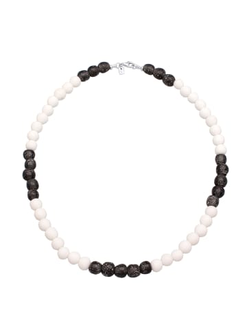 KUZZOI Halskette Resin Kugel in Weiß