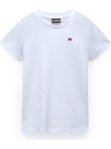 Napapijri Shirt "K Salis Ss 2" in Weiß