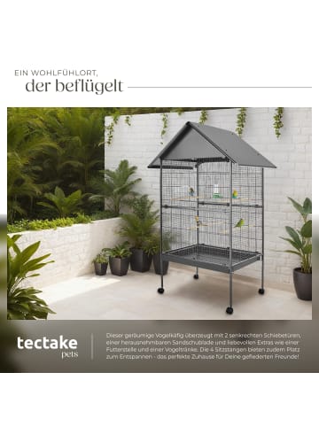 tectake Vogelhaus 168cm hoch, Spitzdach