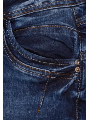 Cecil Jeans in mid blue used wash