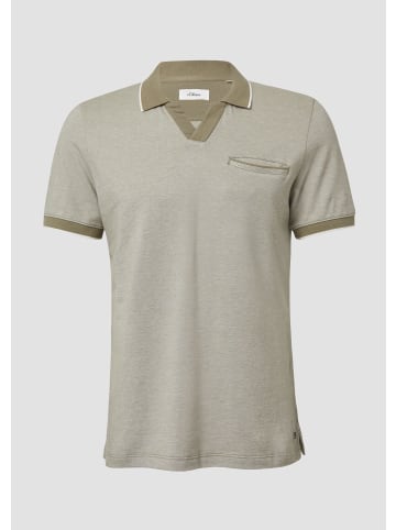 s.Oliver Polo-Shirt in 78W2_olivgrün