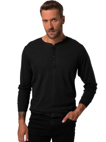 JP1880 Kurzarm T-Shirt in schwarz