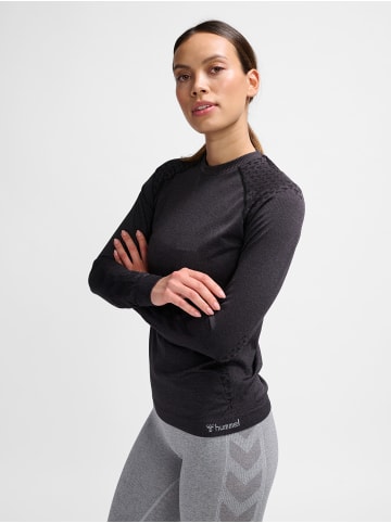 Hummel T-Shirt Hmlci Multisport Damen in BLACK MELANGE