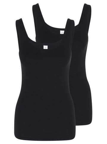 SPEIDEL Unterhemd / Top bio.cotton Plus in Schwarz