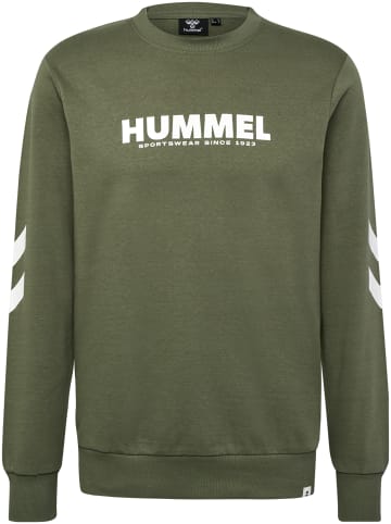 Hummel Sweatshirt Hmllegacy Sweatshirt in DEEP LICHEN GREEN