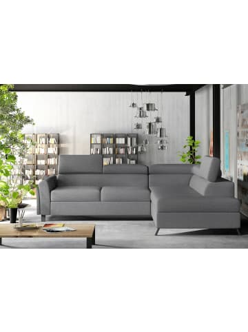 MF Design Katara Recamiere Rechts in Asphalt -  (L) 265 x (B) 265 x (H) 92 cm