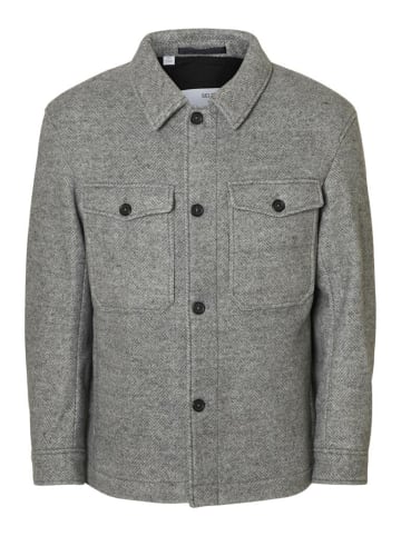 Selected Jacke in grey melange