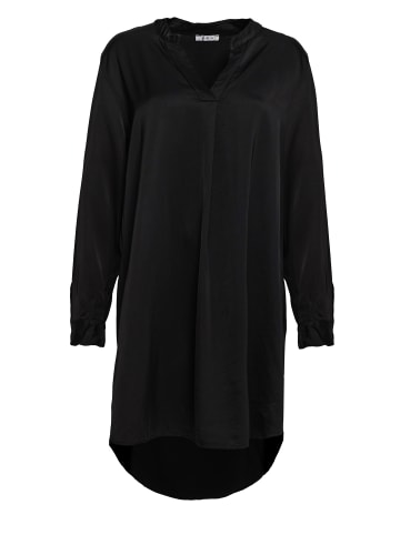 PM SELECTED Oversize Business Long Bluse in Schwarz