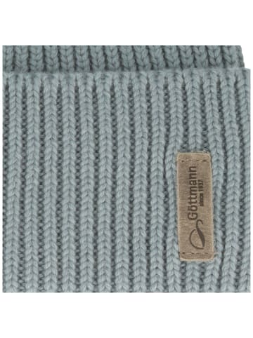 Strickmütze in blau