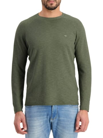 FYNCH-HATTON V-Pullover für Herren in olive