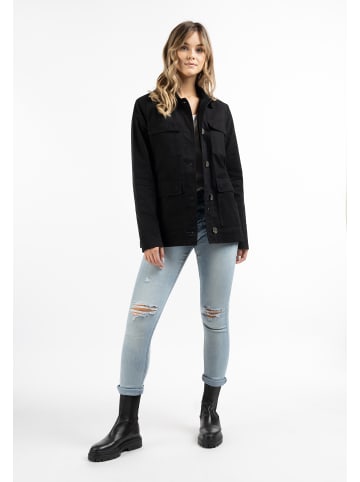 DreiMaster Damen Übergangsjacke in Schwarz