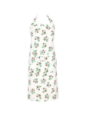 Greengate Schürze BERRY Weiß mit Erdbeeren