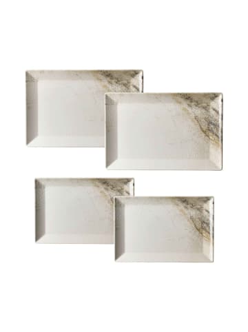 Ritzenhoff & Breker 4er Set Platten-Set Arezzo braun in braun