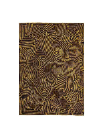 Louis de Poortere Teppich Black Gold in Braun