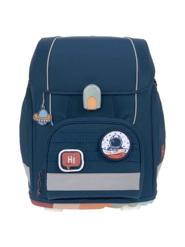 Lässig School Set Boxy Unique - Schulranzen Set 7tlg. (Gradient Green/Blue) in Navy