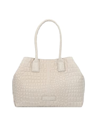 LIEBESKIND BERLIN Chelsea Croco M Shopper Tasche Leder 38 cm in pale moon