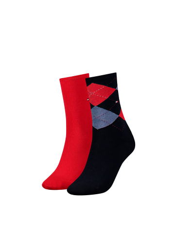 Tommy Hilfiger Socken 2er Pack in Rot