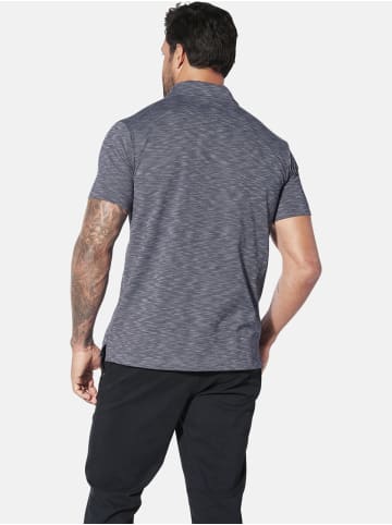 Jan Vanderstorm Poloshirt GISTUR in dunkelblau melange