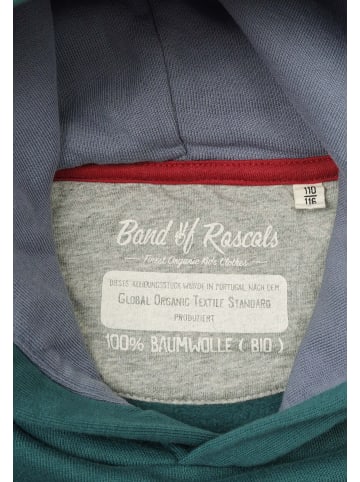 Band of Rascals Kapuzenpullover " 3C Block " in racing-green-dove-blue