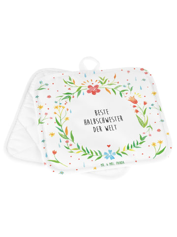 Mr. & Mrs. Panda Topflappen Halbschwester mit Spruch in Keine Angabe