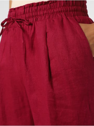OPUS Leinenhose Marou in fuchsia