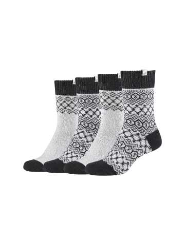 Skechers Socken 4er Pack warm & cozy in fog mouline