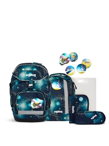 Ergobag Pack "Galaxy Glow" - Schulrucksack Set 6tlg. Modell 2024 in RaumfahrBär