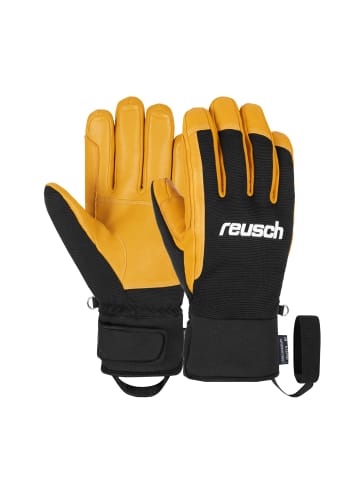 Reusch Fingerhandschuhe Hauler R-TEX XT in 7490 black / camel