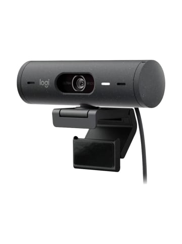 Logitech Plug-and-Play - Webcam 1920 x 1080 -  Business Webcam mit USB-C in Schwarz