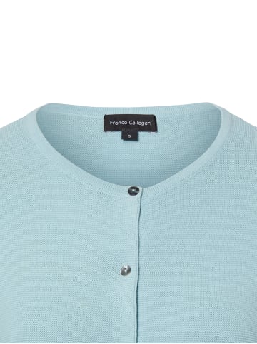 Franco Callegari Strickjacke in hellblau - 0010