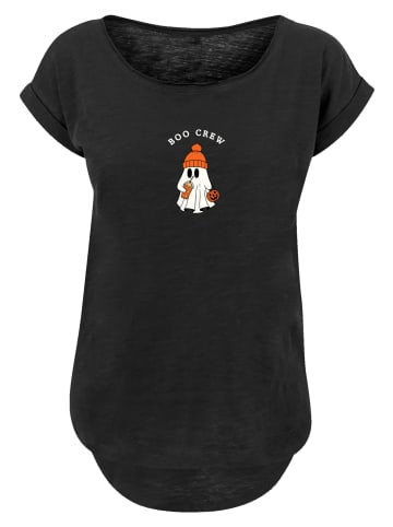 F4NT4STIC Long Cut T-Shirt Boo Crew Cool Geist Halloween in schwarz