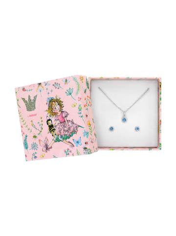 Prinzessin Lillifee Set Silber 925, rhodiniert in Hellblau