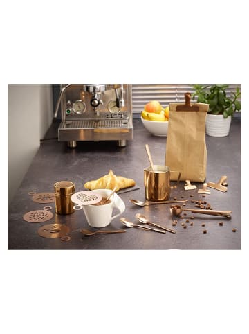 Echtwerk 23 tlg. Set Kaffeezuberhör-Set "Barista Art" 350 ml in Kupfer