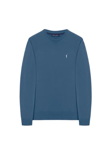 Polo Club Pullover in Denimblau