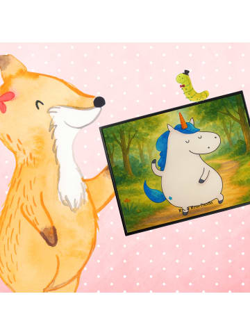 Mr. & Mrs. Panda schreibtischunterlage Einhorn Mann Design ohne ... in Weiß