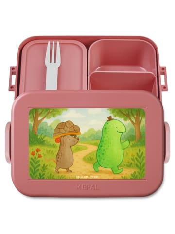 Mr. & Mrs. Panda MEPAL Bentobox Schildkröte Maus Design ohne Spruch in Rot Pastell