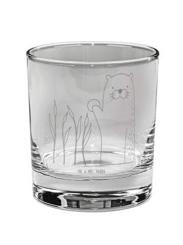 Mr. & Mrs. Panda Glas Otter Stein ohne Spruch in Transparent