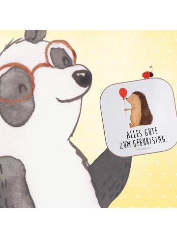 Mr. & Mrs. Panda Untersetzer Igel Luftballon mit Spruch in Weiß
