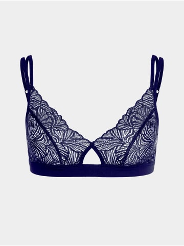 Erlich Textil  Bustier FLUID LACE CUT-OUT BRALETTE in mitternachtblau
